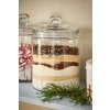Designová skleněná dóza GINGERBREAD COOKIES 1900 ml na cukroví