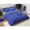 Moderní krepové povlečení KOTVA modré s kotvami