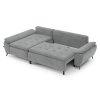 Rohová sedací souprava ENTRO šedá s rozkládací funkcí