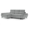 Elegantní rohová sedací souprava ENTRO šedá pro váš domov