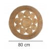 AKCE Kulatý jutový koberec KROWEL 80cm II. jakost