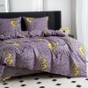 Romantické povlečení z mikrovlákna AGADINA fialové pro útulný spánek