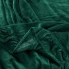 Kvalitní povlečení mikroplyš KOLANTE tmavě zelené pro stylový interiér