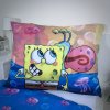 Barevné povlečení SPONGE BOB PARTY z mikrovlákna pro zábavný dětský pokoj.