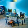 Stylový dětský stůl se židlemi BATMAN 59x59 cm v modré barvě