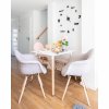 Moderní jídelní stůl DIDIER 4 NEW bílý 70x70 cm – minimalistický design