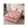 Pohodlné prostěradlo mikroplyš CORAZON růžové 90x200 cm