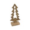 Vánoční dekorace STROMEČEK z mangového dřeva, 25cm - přírodní vánoční dekorace