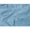 Kvalitní světle modré froté prostěradlo 180x200 cm – elegantní vzhled