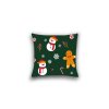 SNĚHULÁK A PERNÍČEK – stylová dárková sada, zelená deka a polštářky