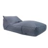 Sedací vak COSYBAG 160x90 cm, tmavě šedý, voděodolný a lehký. Ideální pro relaxaci doma i venku.