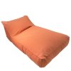 Oranžový sedací vak COSYBAG, pohodlný, stylový a odolný. Perfektní pro relaxaci doma i venku.