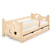 Multifunkční dětská postel MOON 80 x 160 cm borovice s úložným prostorem