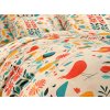 Retro povlečení RETRO BIRD s barevným potiskem ptáčků