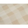 Pohodlné a prodyšné povlečení KOSTKA béžové z Renforcé bavlny