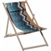 Dřevěné plážové křeslo MADISON CHRIS s barevným vzorem