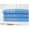 Ručník LINEA modrý 50x100 cm, 100% bavlna s elegantní bordurou