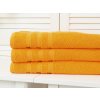 Ručník LINEA oranžový 50x100 cm, 100% bavlna s elegantní bordurou
