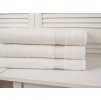 Bílý ručník ADRIA 50x100 cm ze 100% bavlny s jemnou bordurou