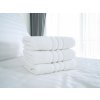 Bílý ručník TOP HOTEL 30x50 cm ze 100% bavlny s jemnou bordurou