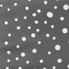 Renforcé bavlněné povlečení TIARA šedé s jemným motivem puntíků