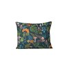 Barevný dekorační povlak na polštář MUSHROOMS AND PLANTS 40x50 cm
