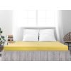 Světle žluté jersey prostěradlo z mako bavlny LUXORA 180 x 200 cm pro pohodlný spánek