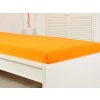 Oranžové jersey prostěradlo EXCLUSIVE 60x120 cm – měkké a pohodlné pro dětskou postýlku