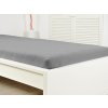 Šedé jersey prostěradlo EXCLUSIVE 60x120 cm – měkké a pohodlné pro dětskou postýlku