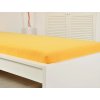 Žluté jersey prostěradlo EXCLUSIVE 70x140 cm – měkké a pohodlné pro dětskou postýlku
