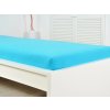 Azurové jersey prostěradlo EXCLUSIVE 70x140 cm – měkké a pohodlné pro dětskou postýlku
