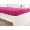 Purpurové froté prostěradlo EXCLUSIVE 60x120 cm – měkké a pohodlné pro dětskou postýlku