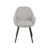 VINTO BREGO šedá – stylová židle s odolnou konstrukcí a nadčasovým vzhledem