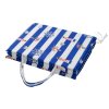 Námořnické plážové lehátko YACHTIS s pruhy a kotvami