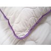 Ložní set BELLA LAVENDER bílý – celoroční přikrývka a polštář