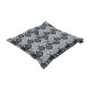 Stylový šedý podsedák MADISON SIEM GREY 50x50 cm s geometrickým vzorem
