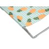 Barevná skládací lehátka SAND PINEAPPLE – set 2 ks s potiskem ananasů