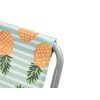Letní sada lehátek SAND PINEAPPLE – 2 ks skládacích pro dovolenou