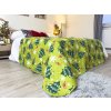 Zelený přehoz CHRISTMAS TREE na postel s vánočním vzorem