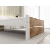 Elegantní postel IKAROS DOUBLE 90 x 200 cm, dub artisan/bílá v přírodním stylu