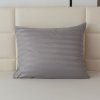 Povlak na polštář JASMINE 70x90 cm světle šedý s hotelovou kapsou