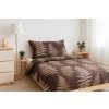 Povlečení z mikrovlákna KAPRADI, hnědé do každé ložnice