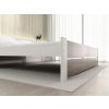 Moderní postel IKAROS DOUBLE 180 x 200 cm bílá/dub lanýž pro dvě osoby