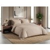 Hotelové povlečení JASMINE PURE béžové s proužkem 1 cm
