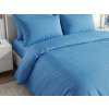 Hotelové povlečení z mikrovlákna JASMINE PURE světle modré - proužek 1 cm