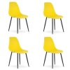 Elegantní žlutá židle OSAKA do interiéru ve skandinávském stylu