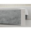 Elegantní postel IKAROS 120 x 200 cm beton/bílá pro pohodlný spánek