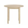 Moderní jídelní stůl ADAM 80x80 cm kulatý, světlý dub