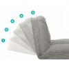 Polohovací relaxační křeslo LAZY SOFA, šedé – moderní design do interiéru
