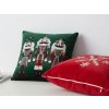 Stylový zelený povlak na polštář NUTCRACKER 45x45 cm